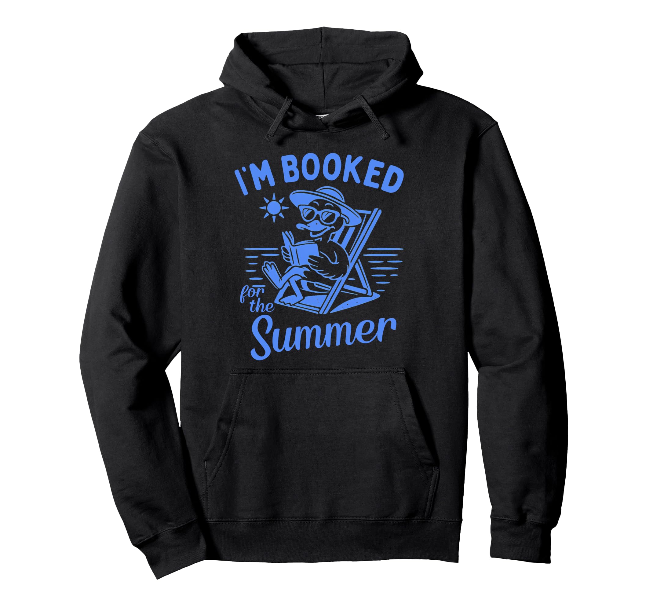 Im Booked Summer Book Lover Hoodie - Unique Graphic for Adults - T-Shirt, Sweatshirt, Hoodie