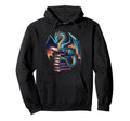 Distressed Bookworm Dragon Reading Hoodie - Unique Graphic for Adults - T-Shirt, Sweatshirt, Hoodie