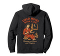 Tired Moms Book Club Funny Reading Hoodie - Fun Novelty Design Men Women - T-Shirt, Sweatshirt, Hoodie