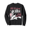 My Weekend Is Fully Booked Book Sweatshirt - Minimalist Print for Adults - T-Shirt, Sweatshirt, Hoodie
