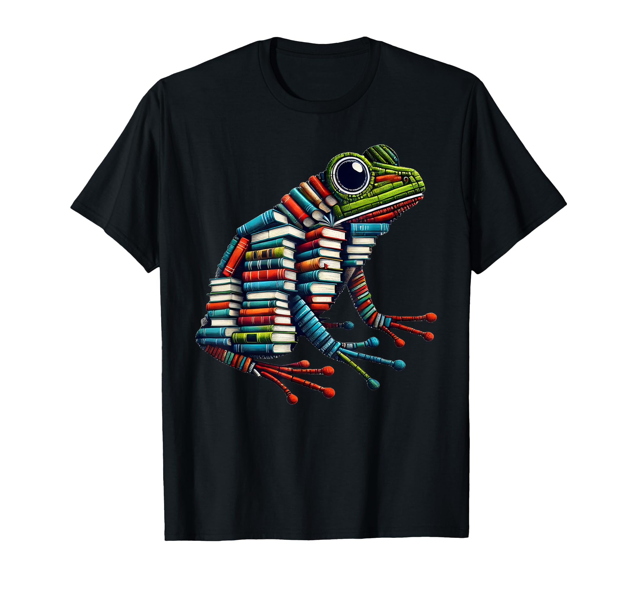 Books Frog Book Lover Bookworm T-Shirt - Novelty Apparel Men Women - T-Shirt, Sweatshirt, Hoodie