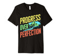 Progress Over Perfection Mental Health T-Shirt - Aesthetic Graphic Unisex - T-Shirt, Sweatshirt, Hoodie