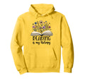 Reading Is My Therapy Hoodie - Minimalist Print Men Women - T-Shirt, Sweatshirt, Hoodie