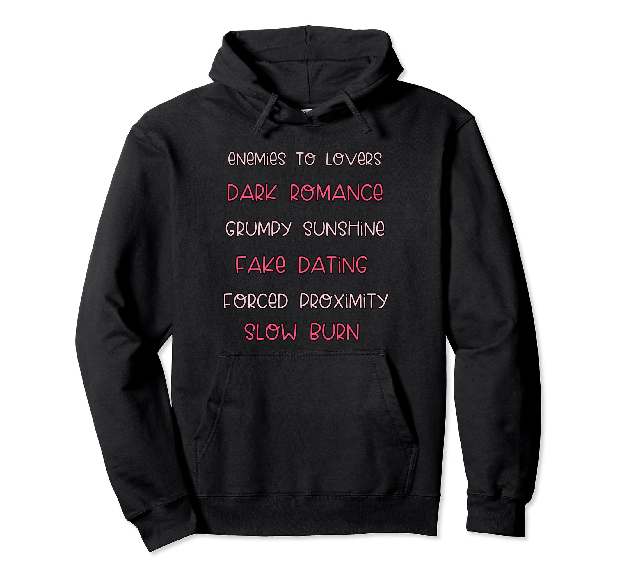 Bibliophile Romance Book Genre Hoodie - Aesthetic Graphic Unisex - T-Shirt, Sweatshirt, Hoodie
