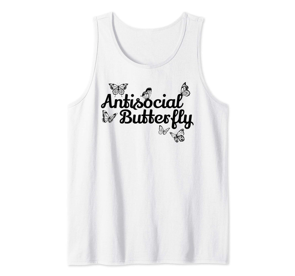 Antisocial Butterfly Introverts Unite T-Shirt - Minimalist Print Men Women - T-Shirt, Sweatshirt, Hoodie