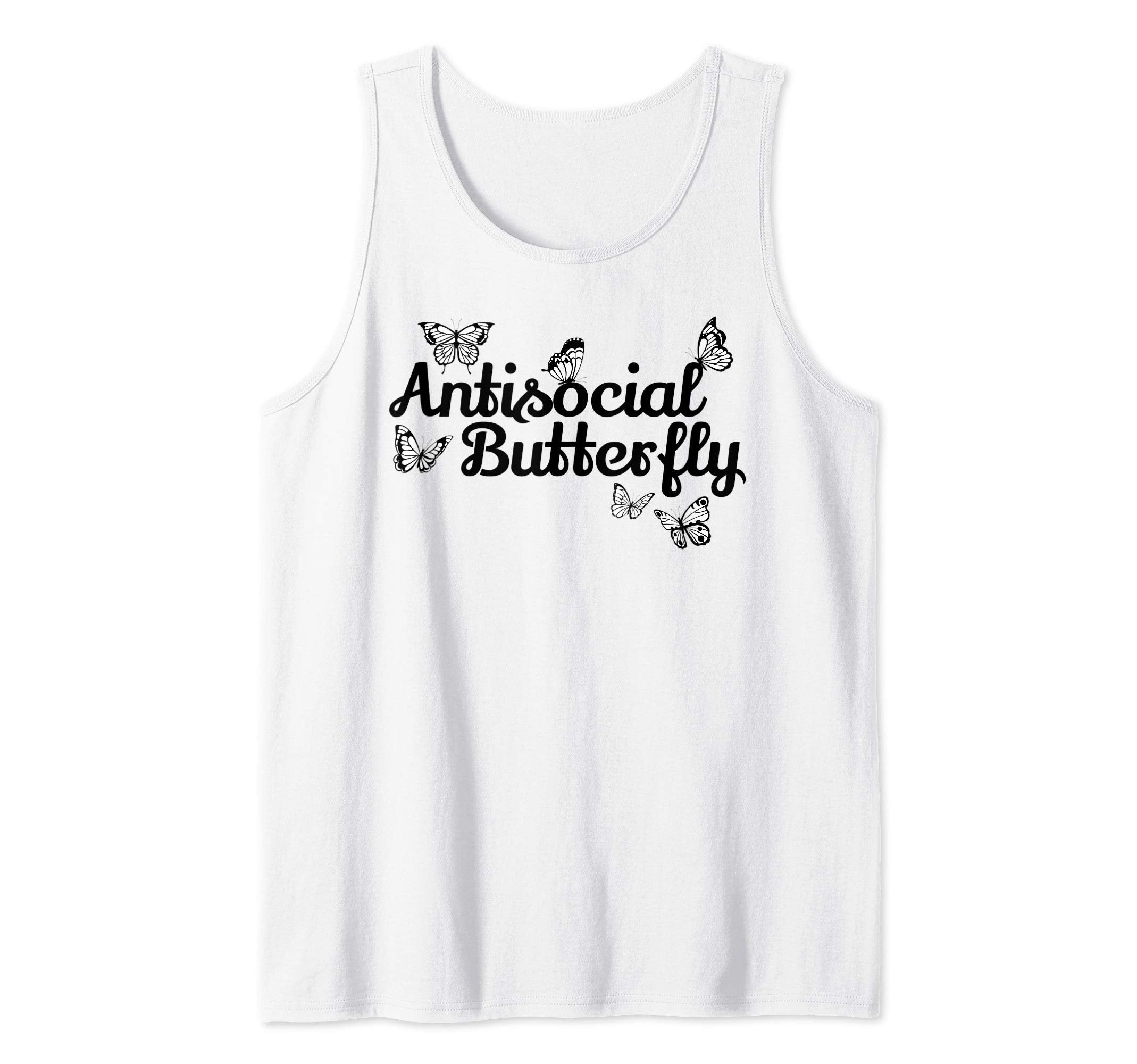 Antisocial Butterfly Introverts Unite T-Shirt - Minimalist Print Men Women - T-Shirt, Sweatshirt, Hoodie