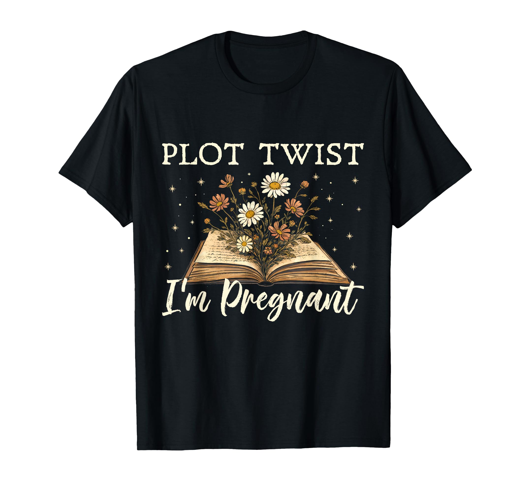 Plot Twist Im Pregnant Book Literary T-Shirt - Novelty Apparel Men Women - T-Shirt, Sweatshirt, Hoodie