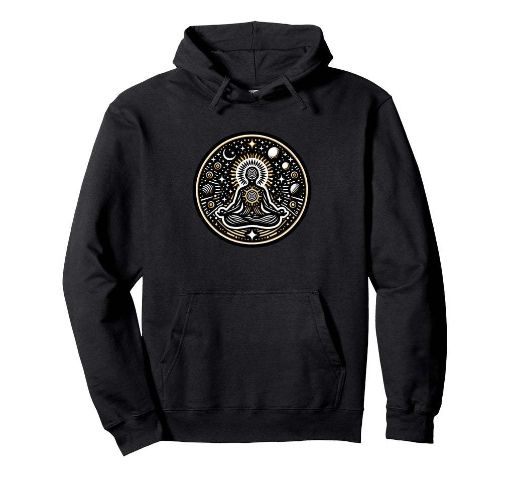 Buddha Meditation Cosmic Energy Buddha Hoodie - Streetwear Style Unisex - T-Shirt, Sweatshirt, Hoodie