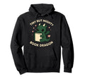 Book Dragon Fantasy Reader Cozy Hoodie - Casual Everyday Wear Unisex - T-Shirt, Sweatshirt, Hoodie