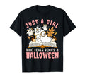 Just Who Loves Books And Halloween T-Shirt - Custom Art Print Men Women - T-Shirt, Sweatshirt, Hoodie