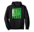 You Deserve Peace Mental Health Hoodie - Graphic Print Men Women - T-Shirt, Sweatshirt, Hoodie