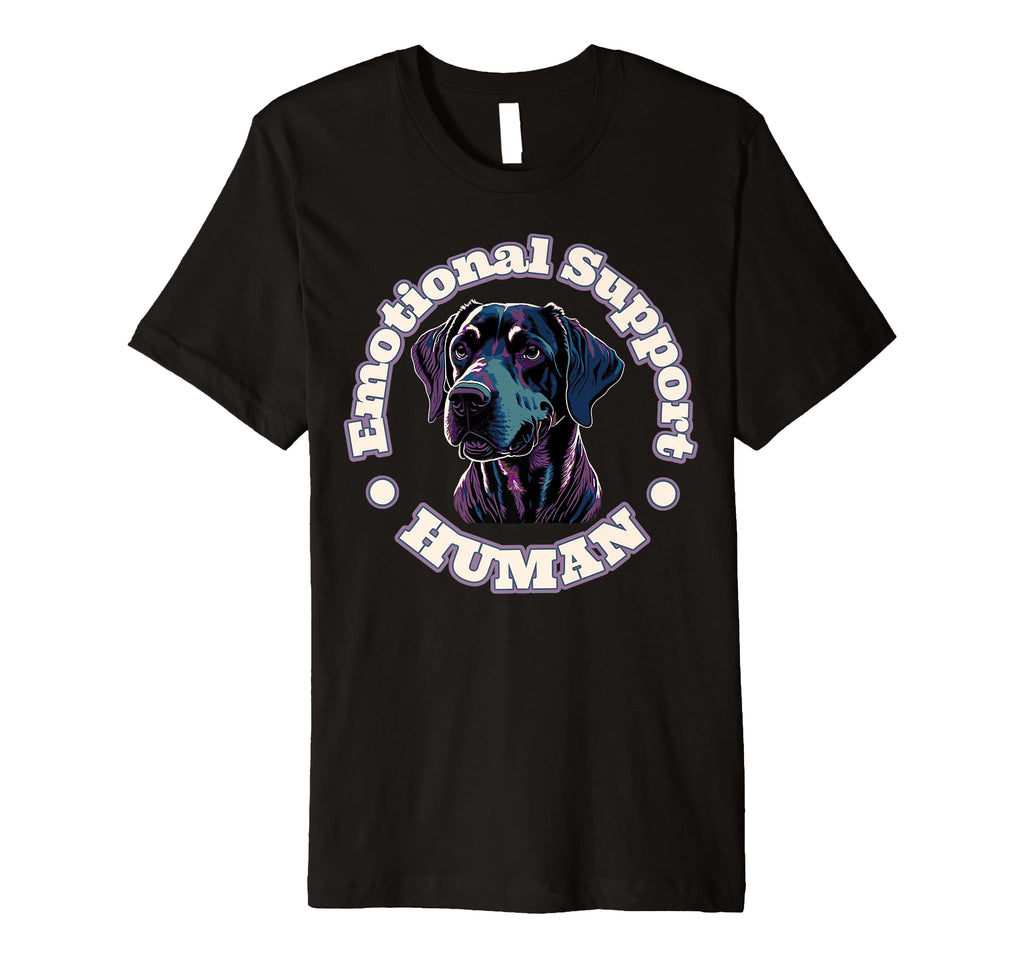 Emotional Support Human Their Dog T-Shirt - Unique Graphic Men Women - T-Shirt, Sweatshirt, Hoodie