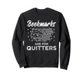 Bookmarks Are Quitters Book Lover Sweatshirt - Aesthetic Graphic Men Women - T-Shirt, Sweatshirt, Hoodie