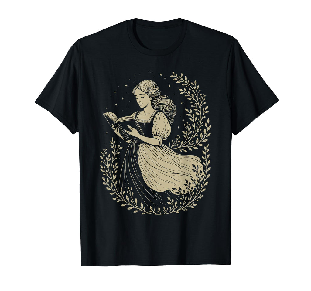 Romantic Reader Light Academia T-Shirt - Custom Art Print Men Women - T-Shirt, Sweatshirt, Hoodie