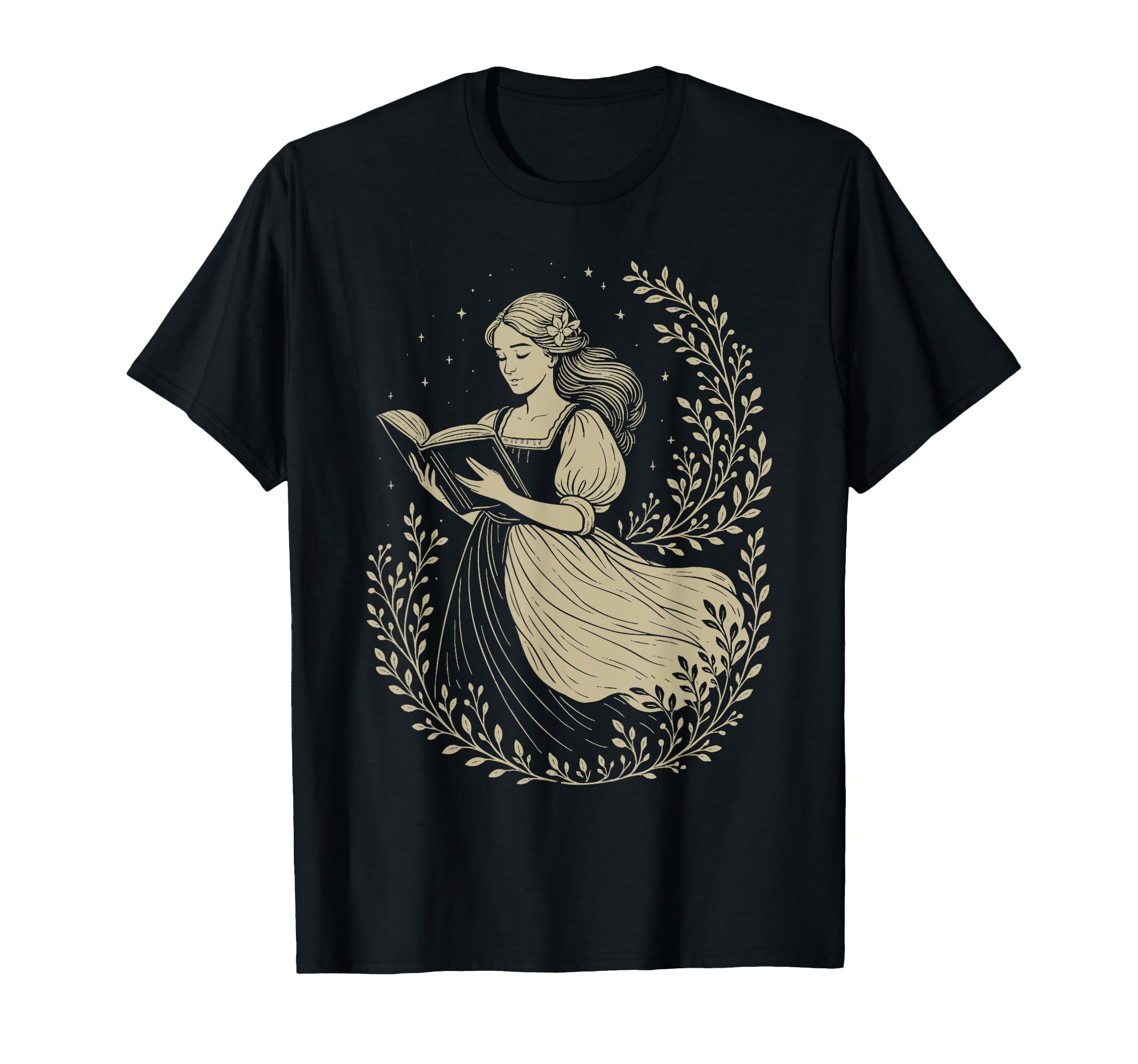 Romantic Reader Light Academia T-Shirt - Custom Art Print Men Women - T-Shirt, Sweatshirt, Hoodie