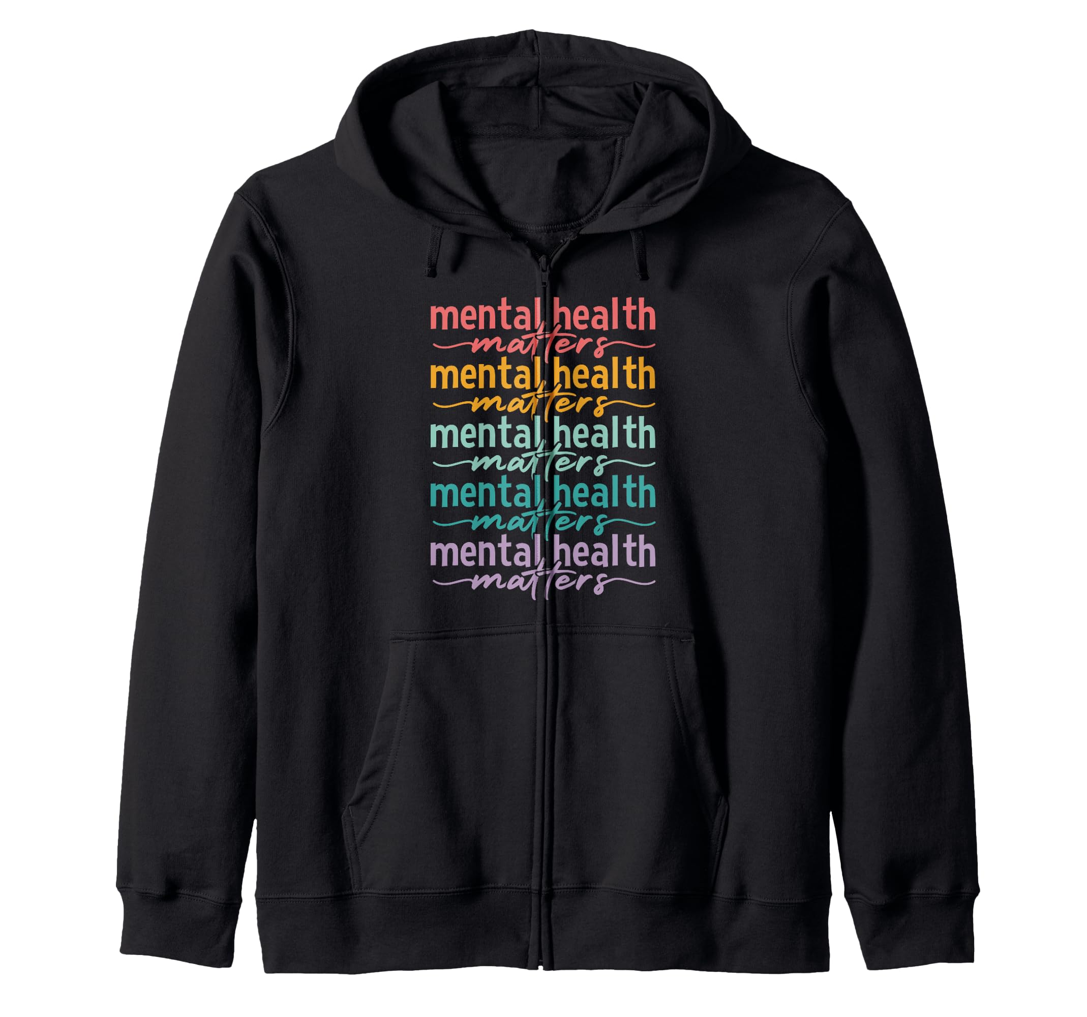 Mental Health Awareness Ribbon Sweatshirt - Custom Art Print for Adults - T-Shirt, Sweatshirt, Hoodie