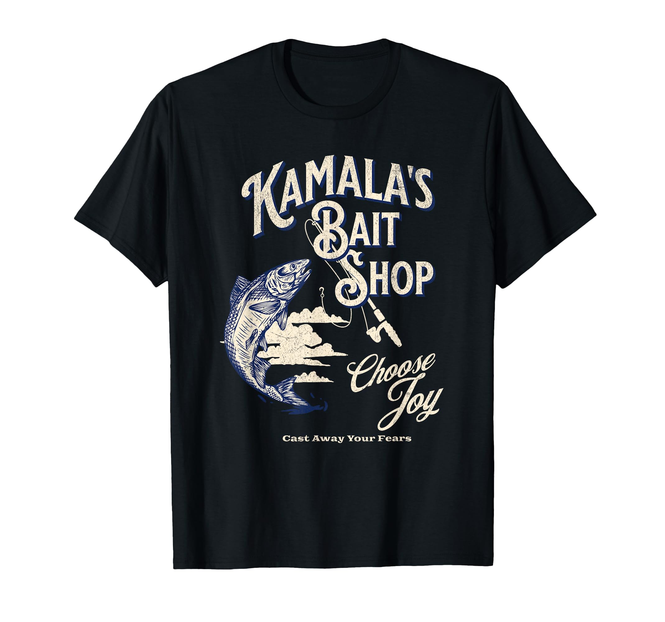 Kamalas Bait Shop Harris Choose Joy T-Shirt - Custom Art Print for Adults - T-Shirt, Sweatshirt, Hoodie