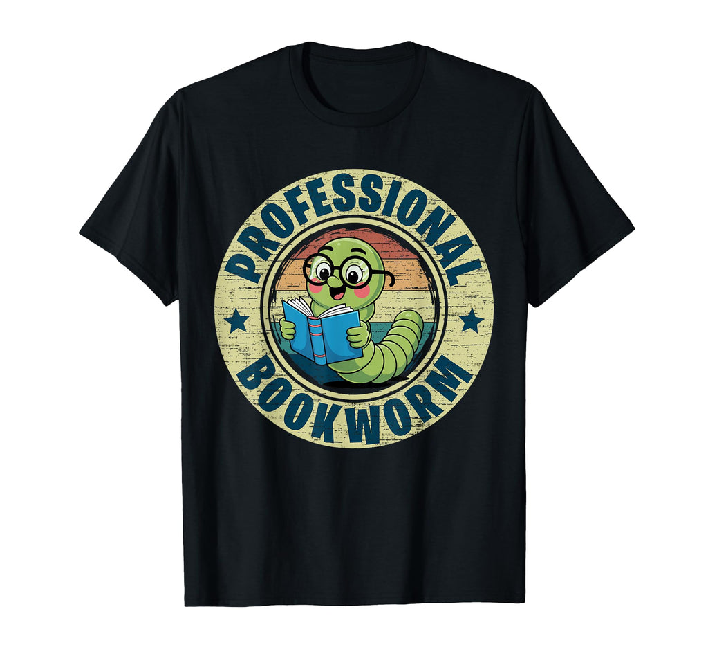 Professional Bookworm Bookish Book T-Shirt - Streetwear Style Men Women - T-Shirt, Sweatshirt, Hoodie