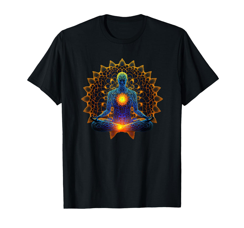 Energy Chakra Yoga Meditation T-Shirt - Custom Art Print Men Women - T-Shirt, Sweatshirt, Hoodie