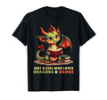 Just Who Loves Dragons And Books Book T-Shirt - Trendy Graphic Men Women - T-Shirt, Sweatshirt, Hoodie
