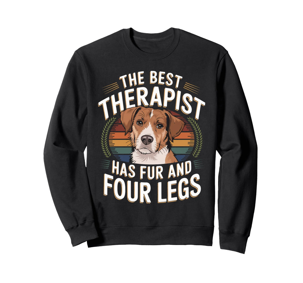 Fur And Therap Best Therapist Sweatshirt - Aesthetic Graphic for Adults - T-Shirt, Sweatshirt, Hoodie