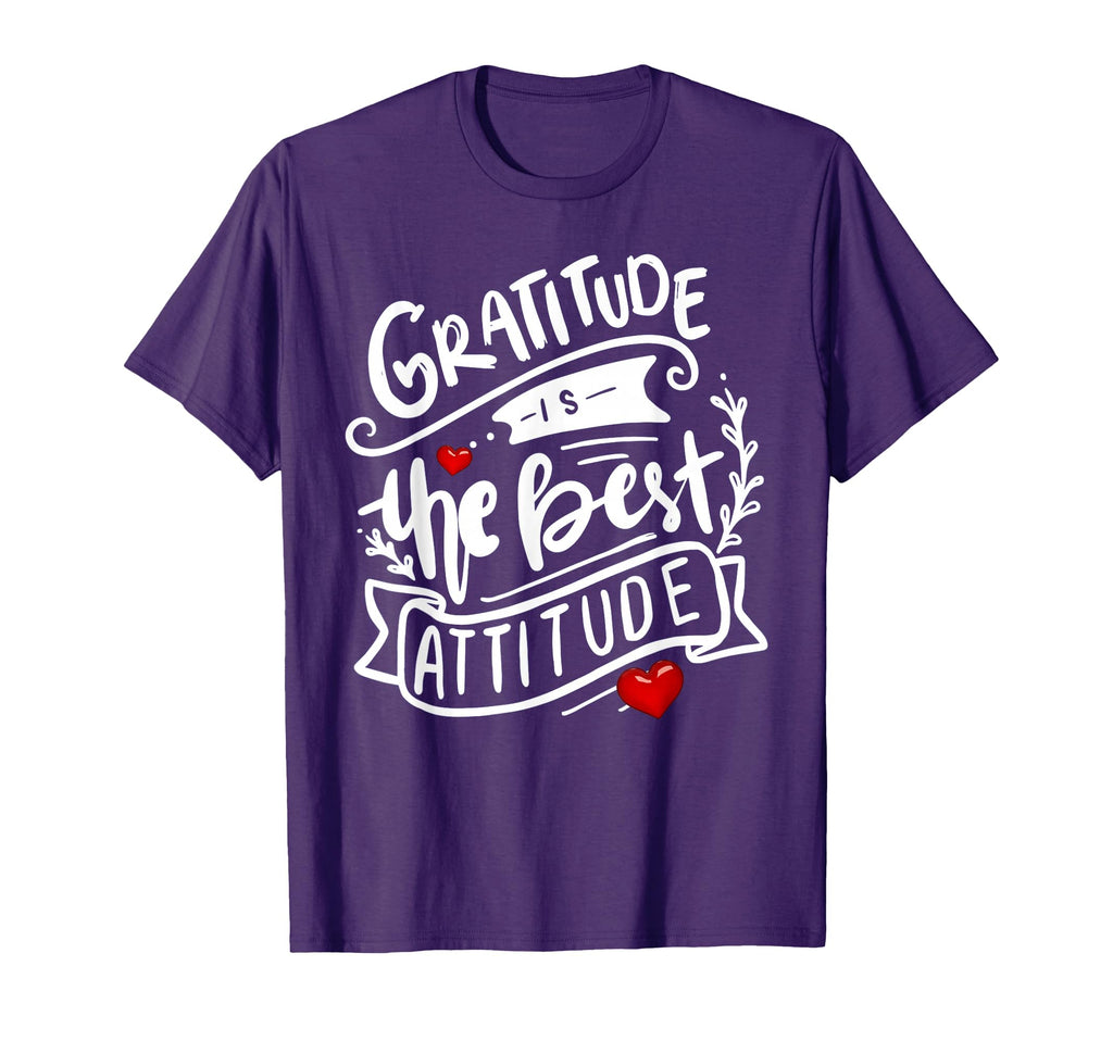 Gratitude Is Best Attitude Positive T-Shirt - Graphic Print Men Women - T-Shirt, Sweatshirt, Hoodie
