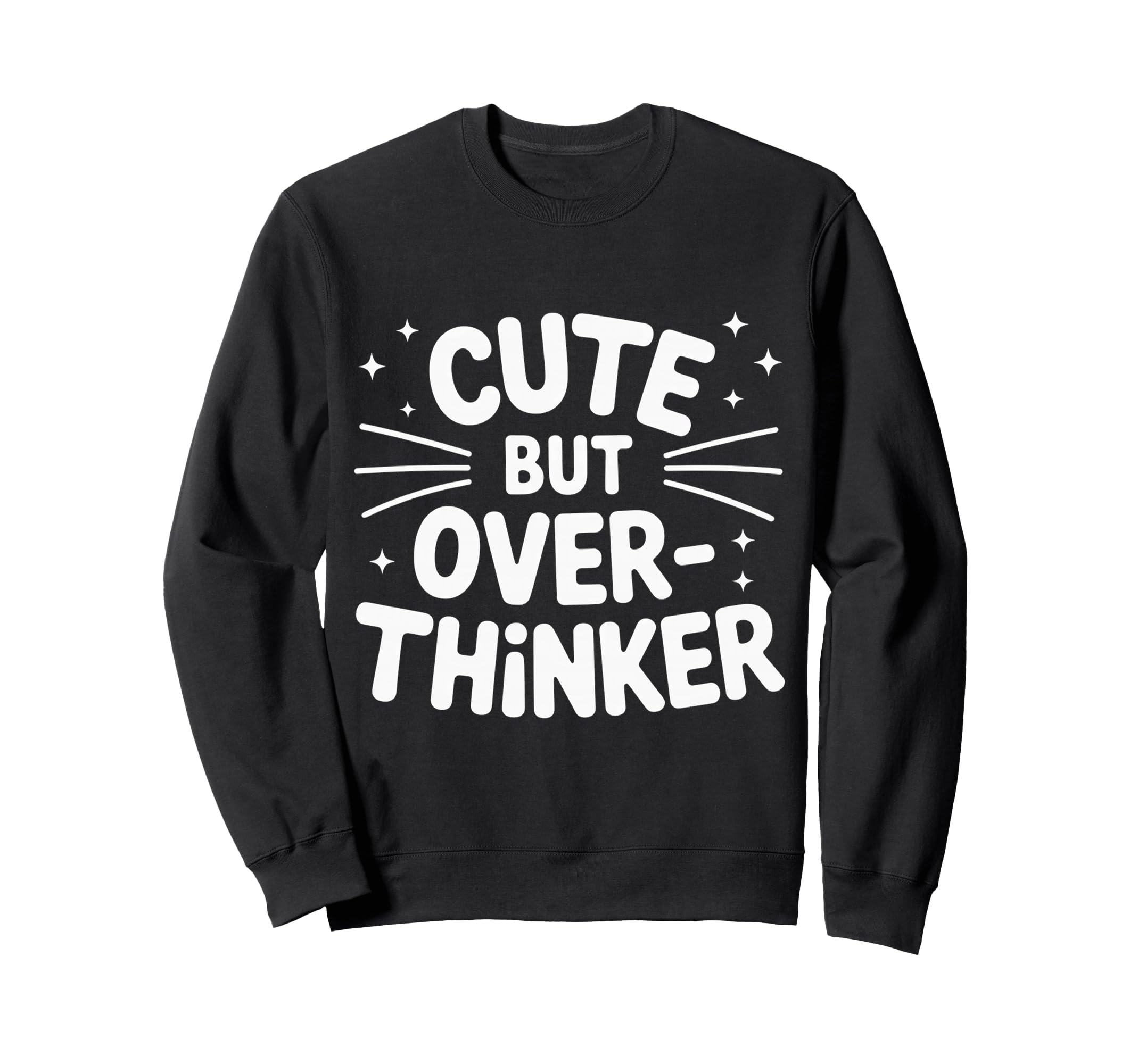 Overthinking Mind Self Awareness Sweatshirt - Minimalist Print Men Women - T-Shirt, Sweatshirt, Hoodie