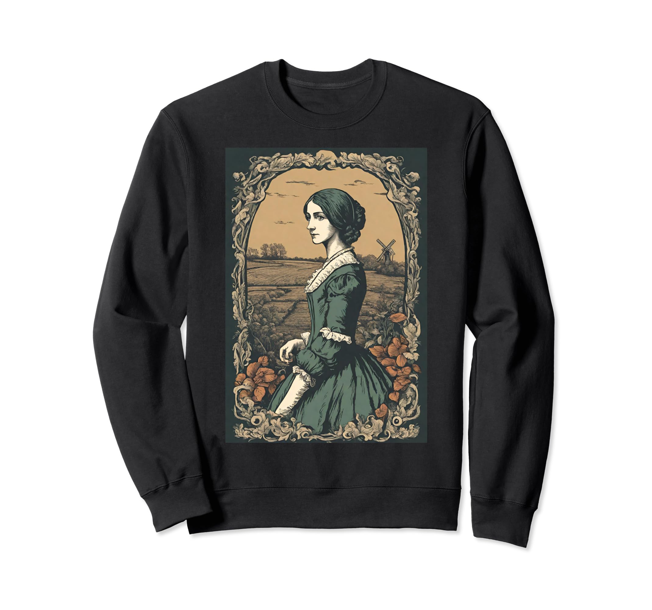 Maggie Tulliver Tribute Portrait Sweatshirt - Trendy Graphic for Adults - T-Shirt, Sweatshirt, Hoodie