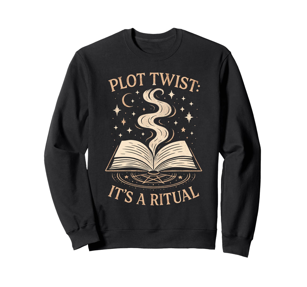 Witchy Book Club Pagan Reader Sweatshirt - Casual Everyday Wear for Adults - T-Shirt, Sweatshirt, Hoodie