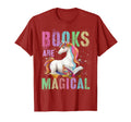 Kawaii Books Are Magical Unicorn T-Shirt - Novelty Apparel for Adults - T-Shirt, Sweatshirt, Hoodie