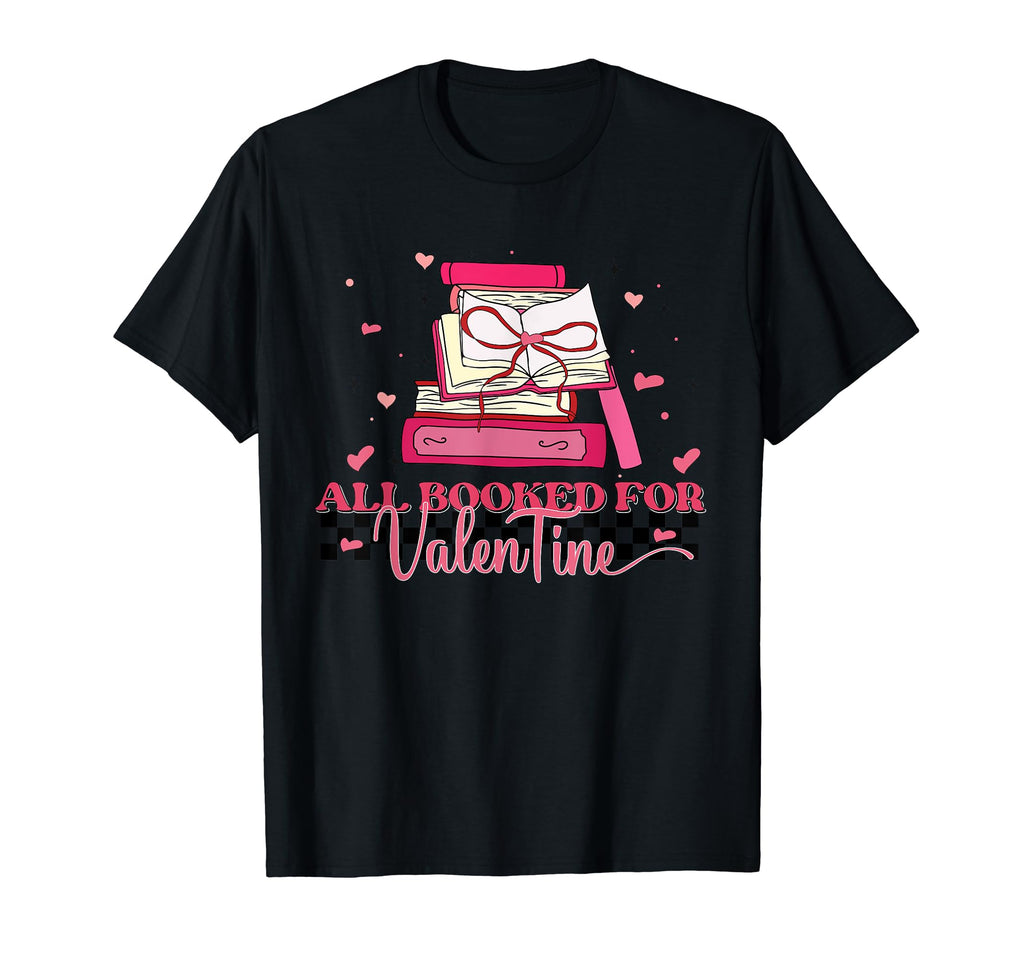 All Booked Valentines Book And T-Shirt - Minimalist Print for Adults - T-Shirt, Sweatshirt, Hoodie