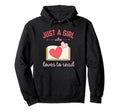 Just Who Loves To Read Book Lover Hoodie - Fun Novelty Design for Adults - T-Shirt, Sweatshirt, Hoodie