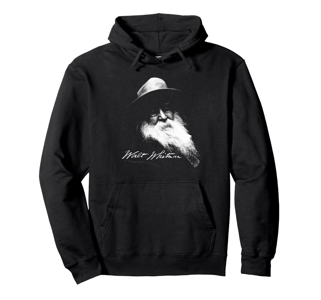 Walt Whitman Literature Author Reading Hoodie - Aesthetic Graphic Unisex - T-Shirt, Sweatshirt, Hoodie