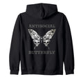 Antisocial Butterfly Gift Sweatshirt - Fun Novelty Design Men Women - T-Shirt, Sweatshirt, Hoodie