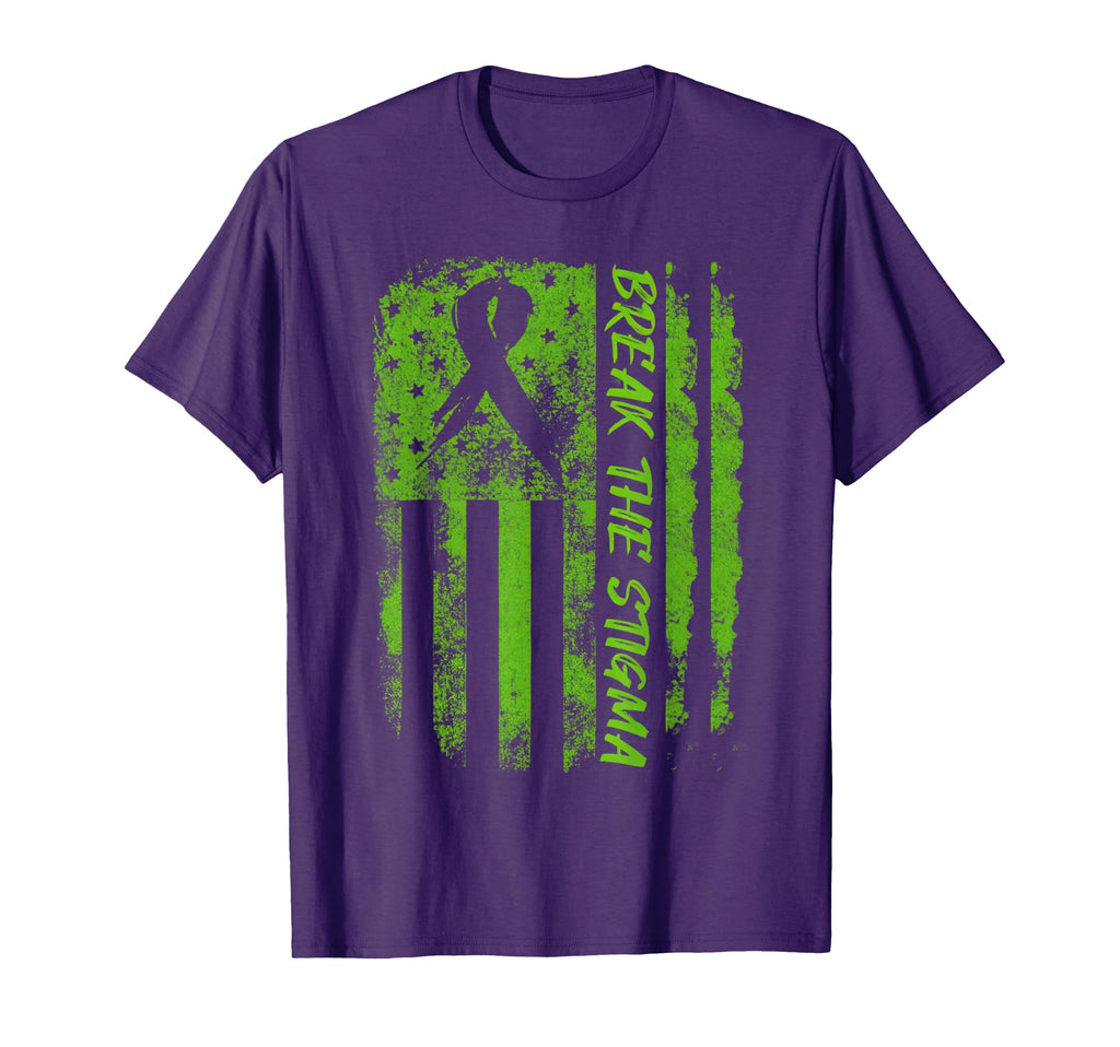 Break Stigma Mental Health T-Shirt - Casual Everyday Wear Men Women - T-Shirt, Sweatshirt, Hoodie