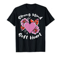 Strong Mind Soft Heart Depression T-Shirt - Minimalist Print Men Women - T-Shirt, Sweatshirt, Hoodie