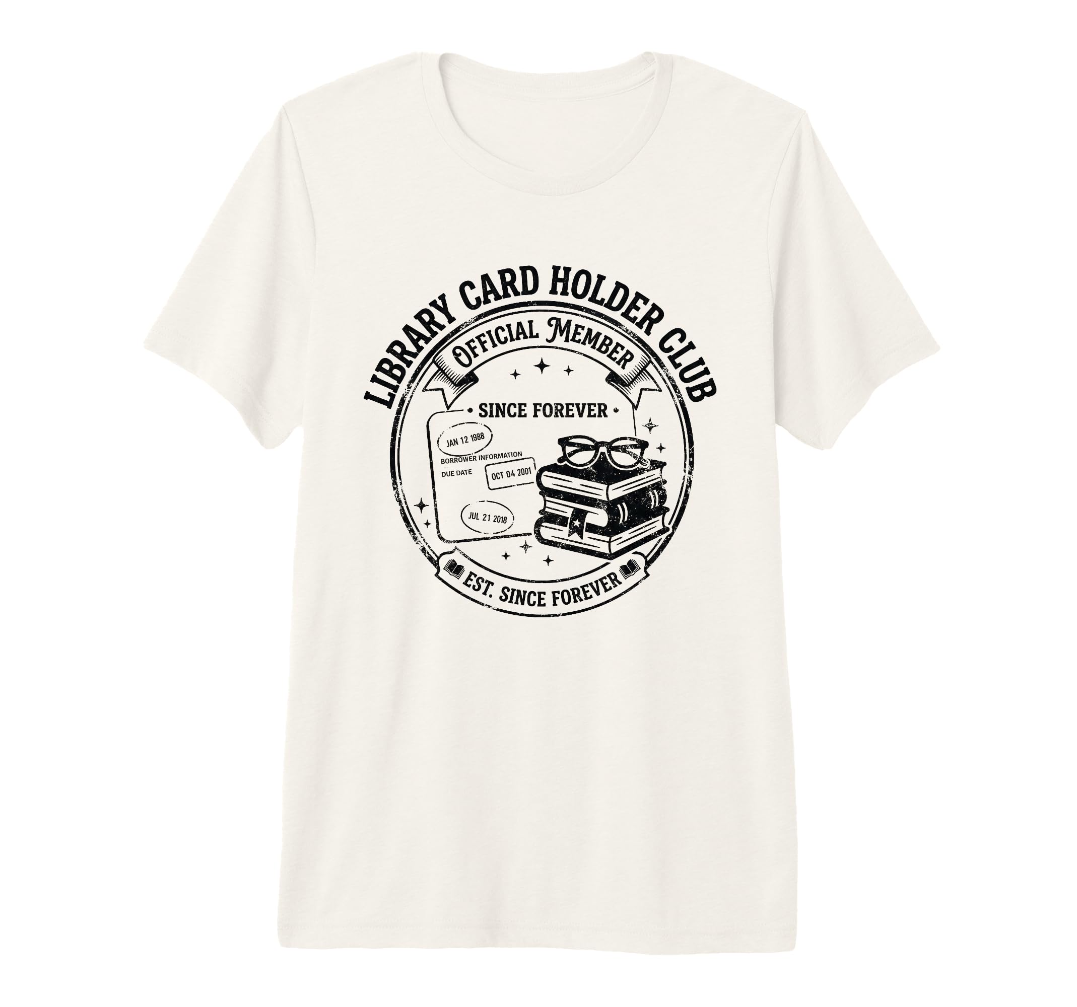 Book Lover Library Reading Card Club T-Shirt - Casual Everyday Wear Unisex - T-Shirt, Sweatshirt, Hoodie