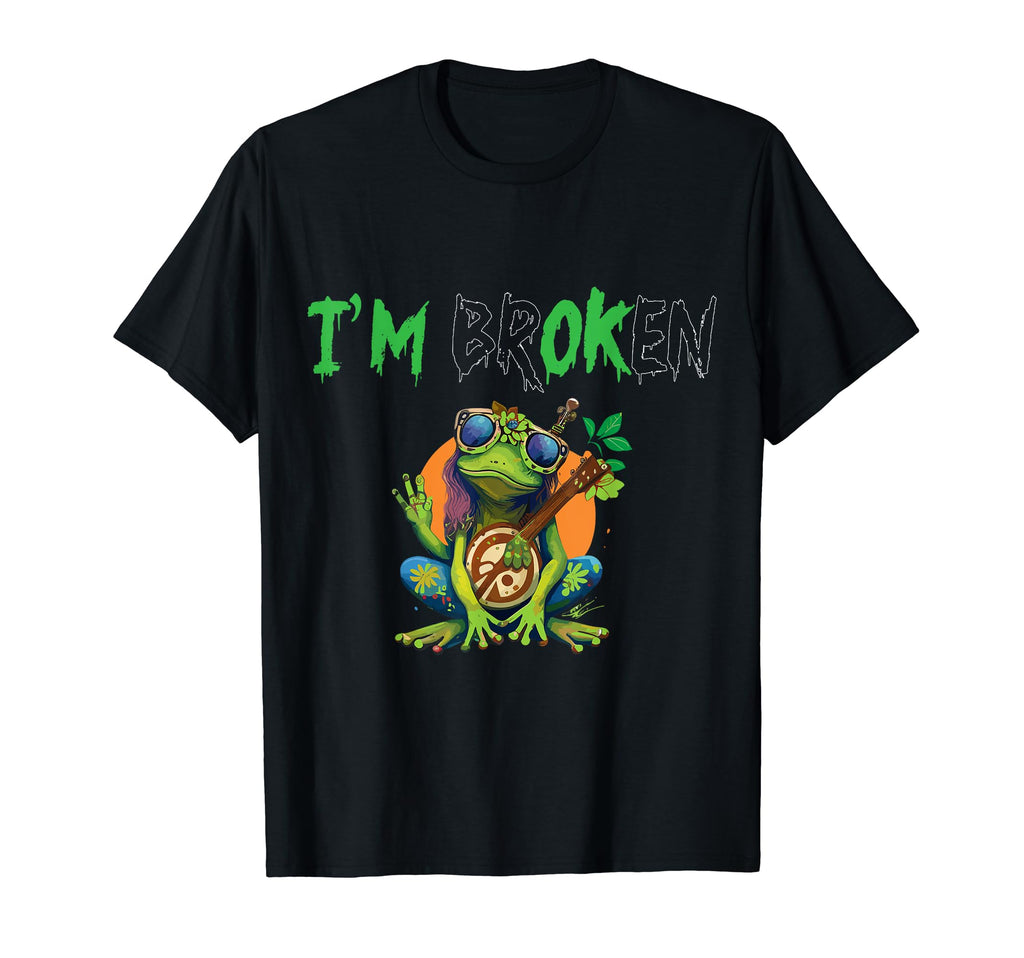 Im Broken Mental Frog Mental T-Shirt - Casual Everyday Wear for Adults - T-Shirt, Sweatshirt, Hoodie