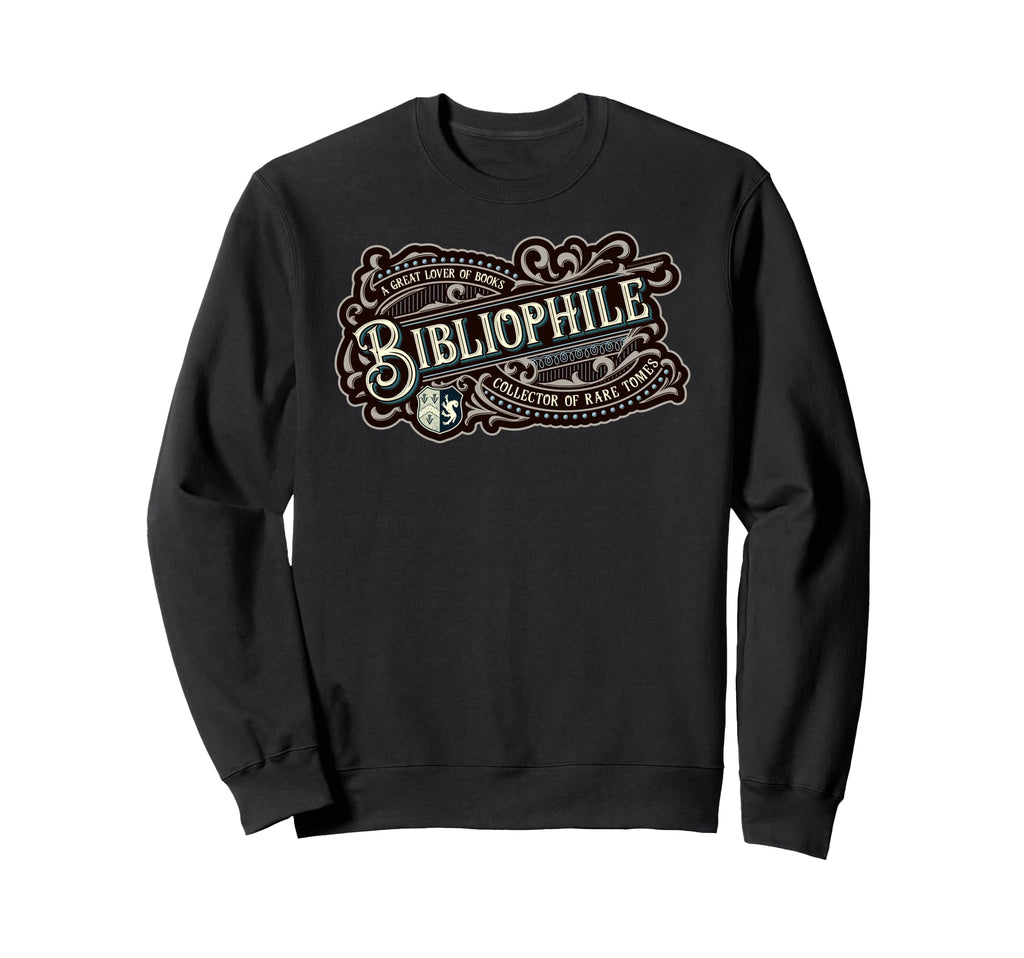 Bibliophile Great Lover Books Sweatshirt - Graphic Print for Adults - T-Shirt, Sweatshirt, Hoodie