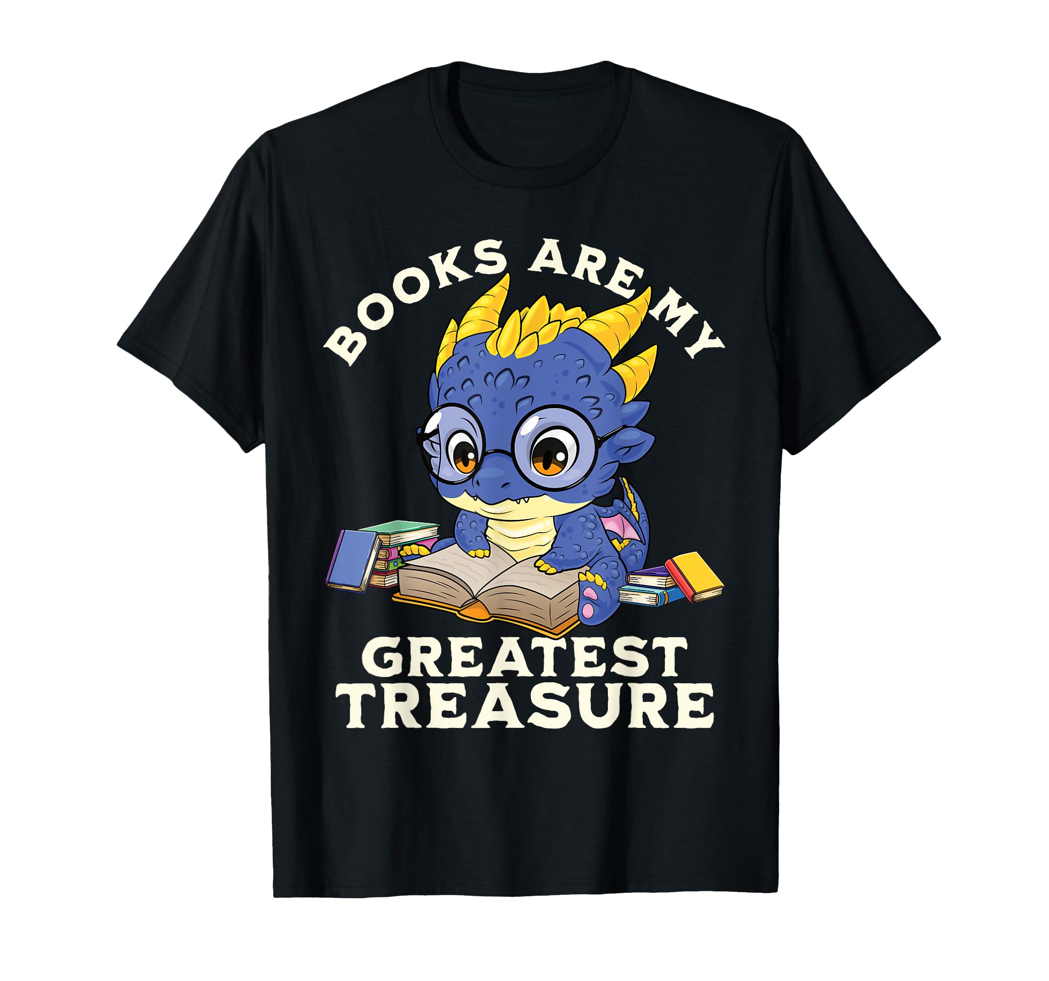 Books Are My Greatest Treasure T-Shirt - Minimalist Print for Adults - T-Shirt, Sweatshirt, Hoodie