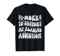 Library And Bookworm Book And T-Shirt - Fun Novelty Design for Adults - T-Shirt, Sweatshirt, Hoodie