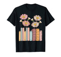 Flower Books Read Flowers Lover Reading T-Shirt - Streetwear Style Unisex - T-Shirt, Sweatshirt, Hoodie