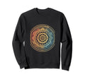 Yoga Chakra Wheel Sanskrit Sweatshirt - Aesthetic Graphic Men Women - T-Shirt, Sweatshirt, Hoodie