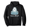 Ghost Monster Meditation Mindfulness Hoodie - Trendy Graphic Men Women - T-Shirt, Sweatshirt, Hoodie