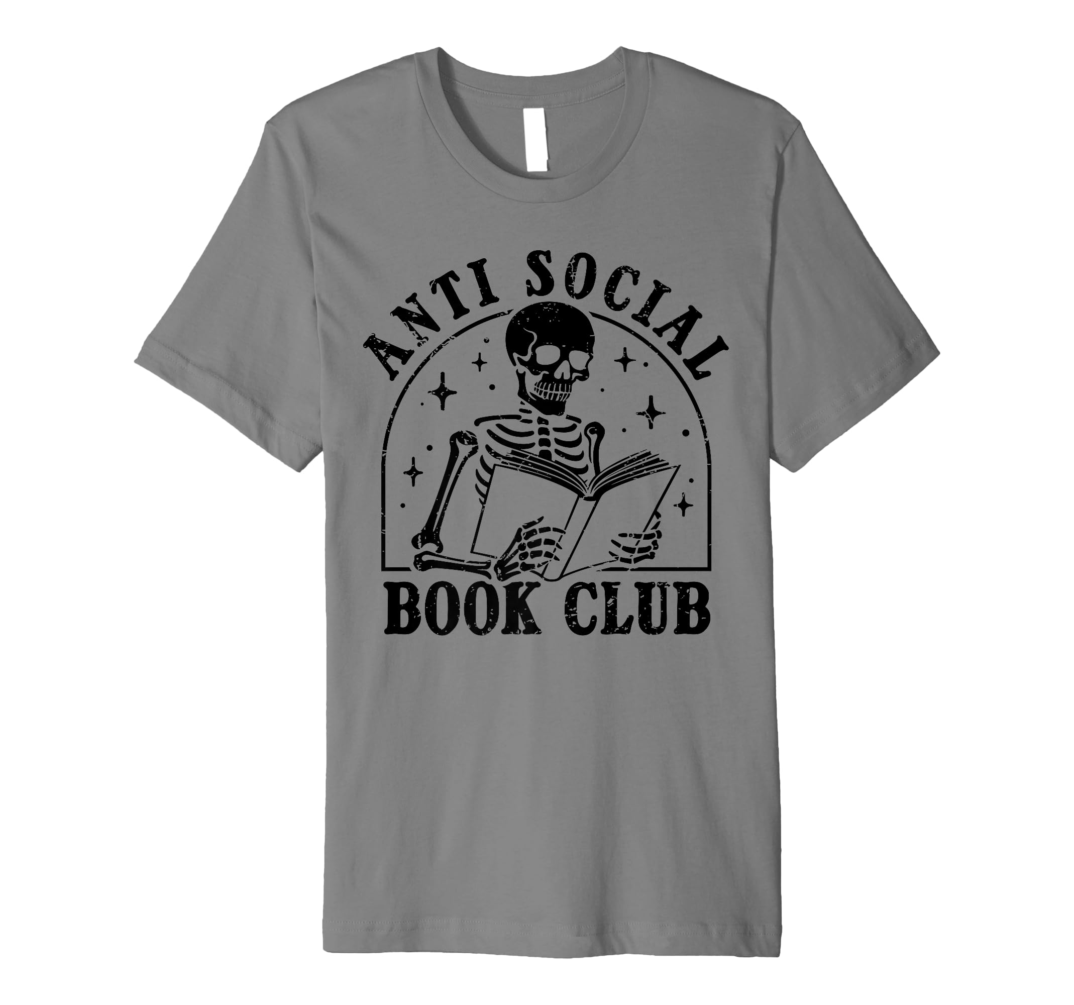 Anti Social Book Club Books Reading T-Shirt - Custom Art Print Men Women - T-Shirt, Sweatshirt, Hoodie
