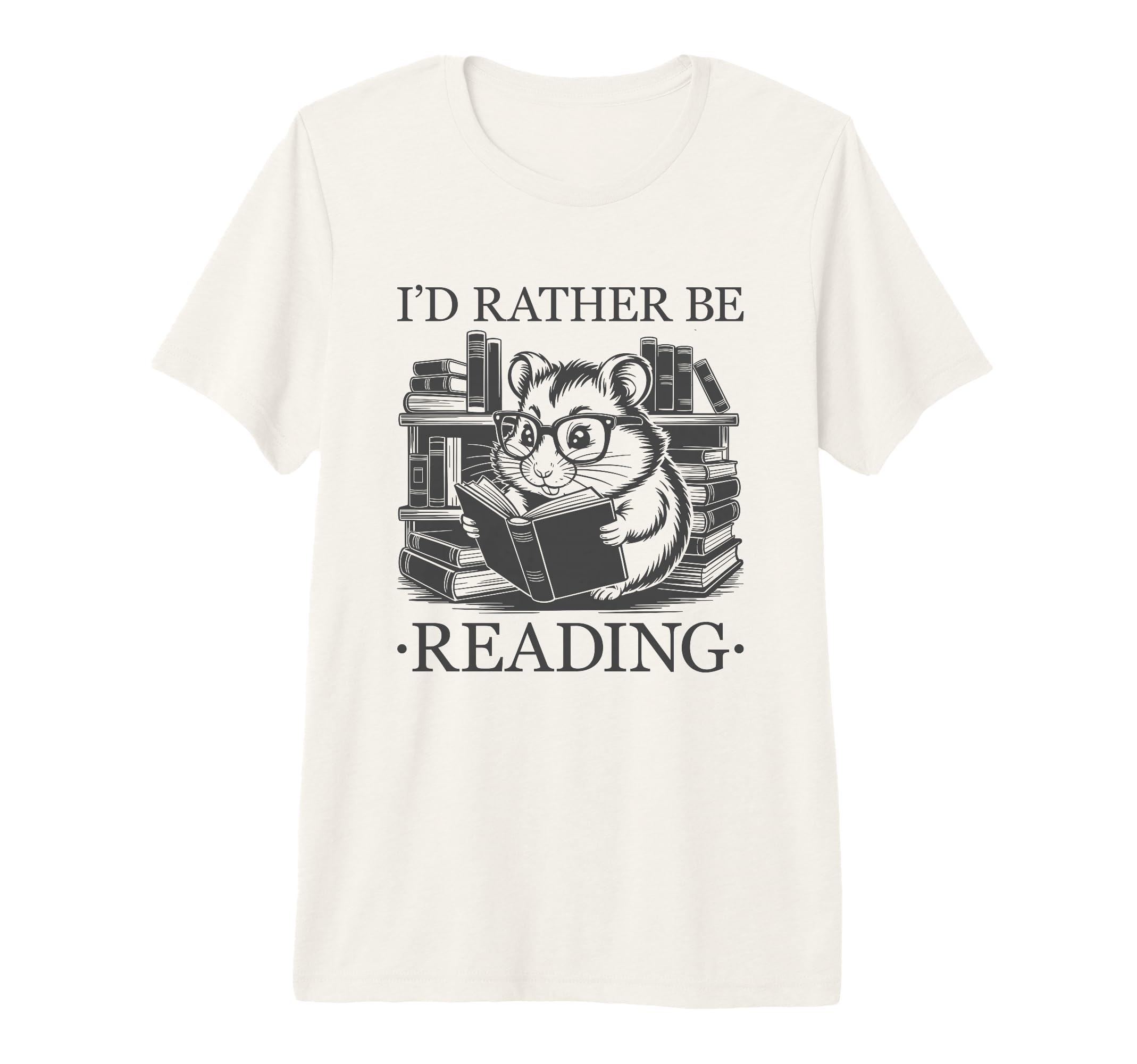 Id Rather Be Reading Tri Blend T-Shirt - Aesthetic Graphic Men Women - T-Shirt, Sweatshirt, Hoodie
