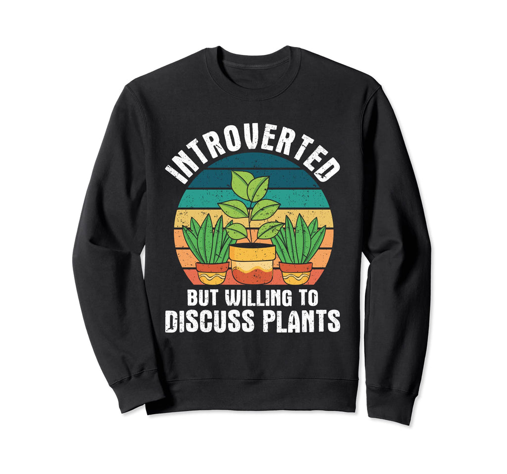 Introverted But Willing To Discuss Sweatshirt - Trendy Graphic Unisex - T-Shirt, Sweatshirt, Hoodie