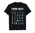 Coping Skills Alphabet Mental Health T-Shirt - Trendy Graphic Unisex - T-Shirt, Sweatshirt, Hoodie