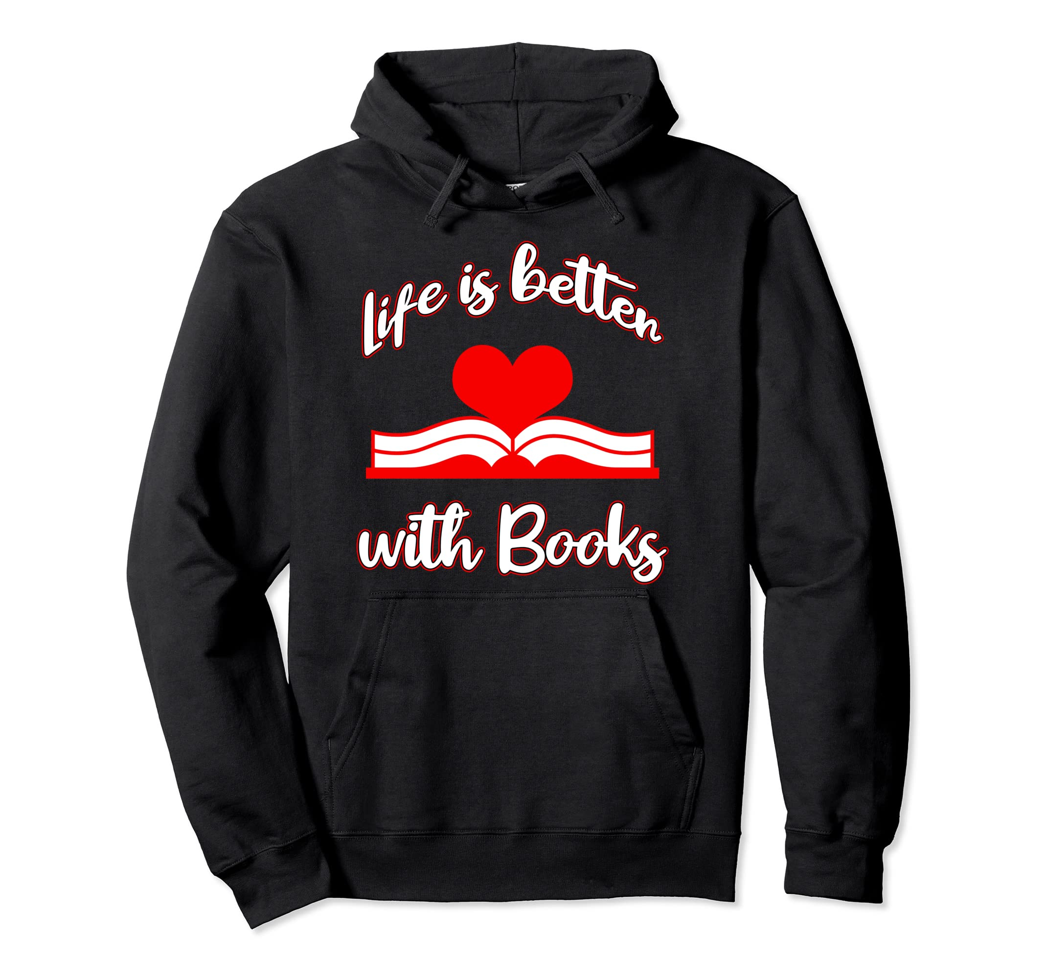 Book Lovers Bookworm Book Reader Hoodie - Streetwear Style for Adults - T-Shirt, Sweatshirt, Hoodie