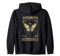 Antisocial Butterfly Gift Sweatshirt - Unique Graphic for Adults - T-Shirt, Sweatshirt, Hoodie